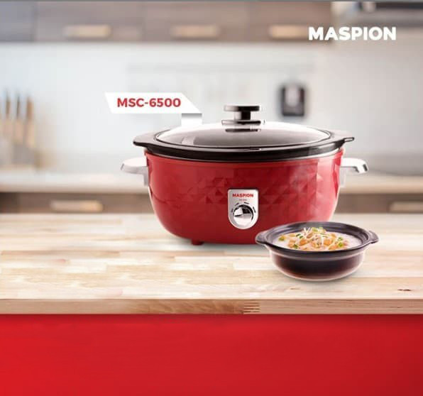 MASPION Slow Cooker 6 Liter 250 Watt MSC6500