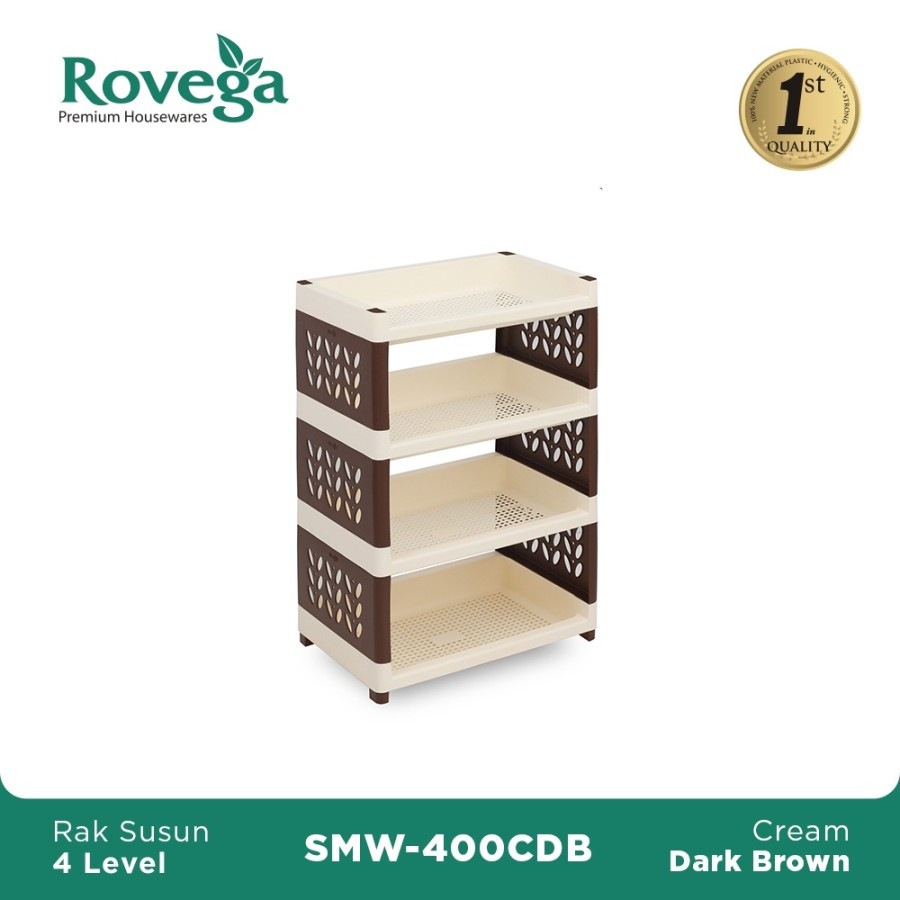 Rovega Rak Susun Premium Lebar 4 level SMW400 DGI CDB Food Grade