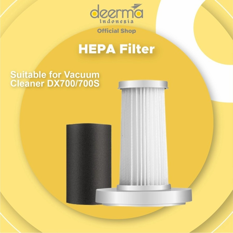 cara membersihkan hepa filter deerma dx700