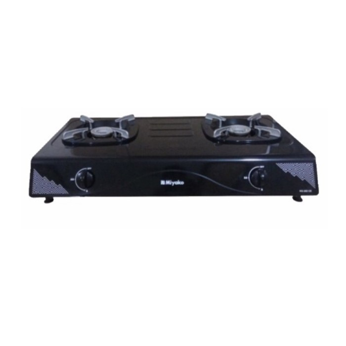 MIYAKO Kompor Gas 2 Tungku Black Coating KG202CE
