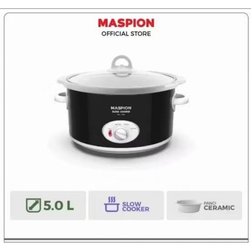 MASPION Slow Cooker 5 Liter MSC1850