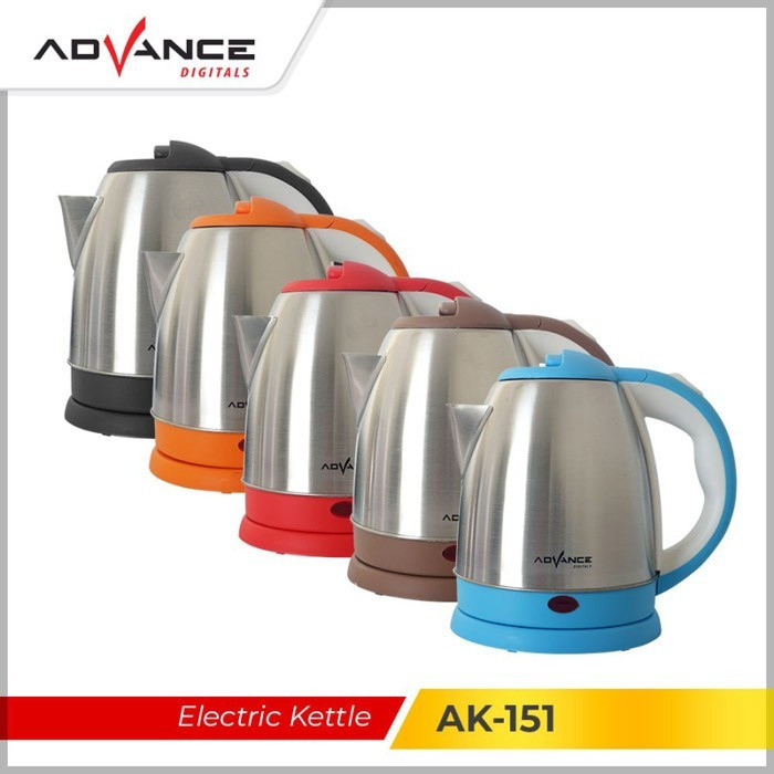 ADVANCE - Teko Listrik I Electric Kettle 1.5 Liter 500 Watt AK151